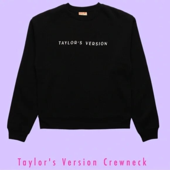 Taylor Swift Tops - Taylor Swift Taylor’s Version black crewneck, XS